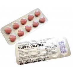 SUPER VILITRA 10顆裝 超級樂威壯=樂威壯(Vardenafil 20mg)+達泊西丁(Dapoxetine 60mg)